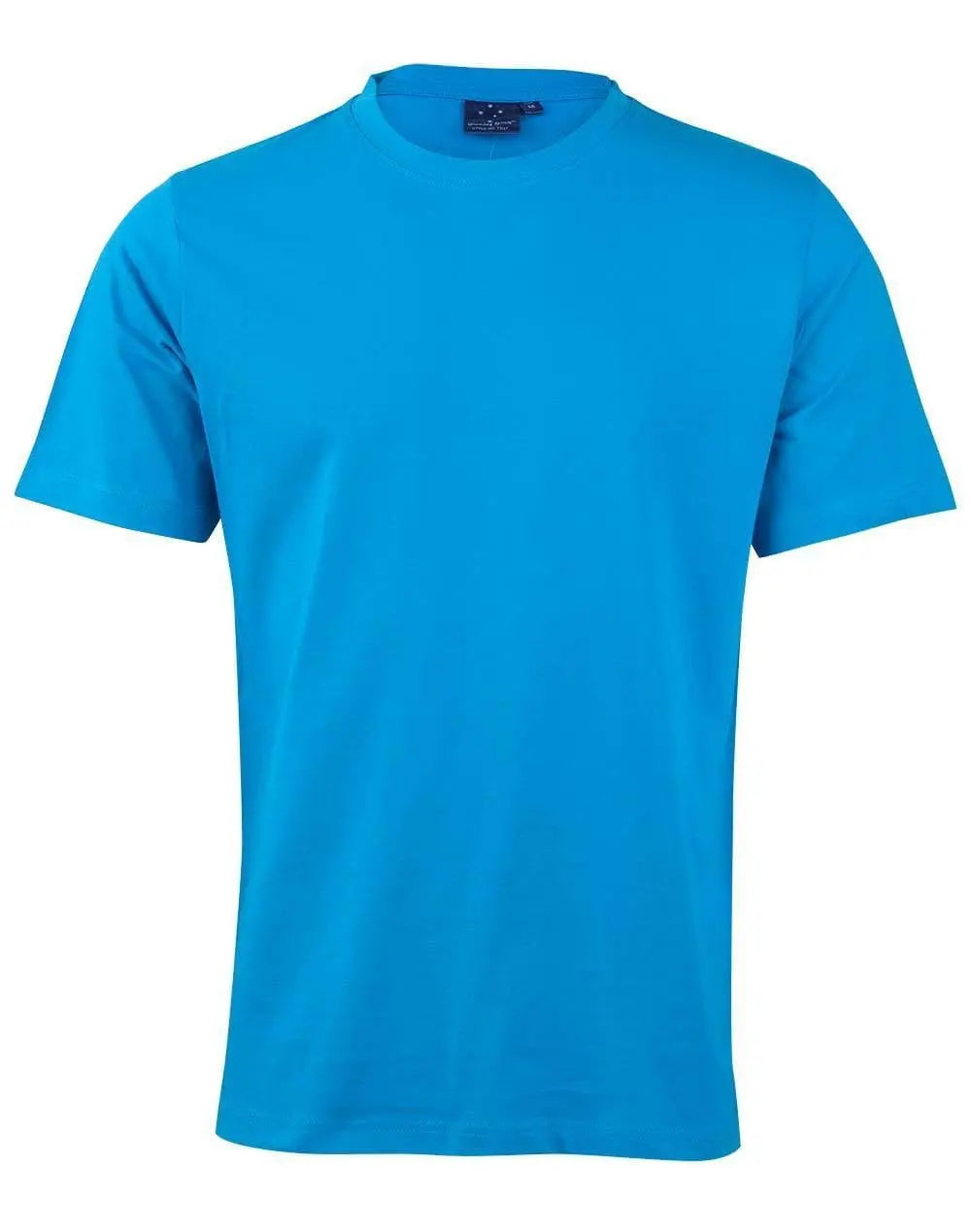 Savvy Tee Men's Ts37 Casual Wear Winning Spirit Cyan XS